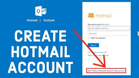 Hotmail Sign Up 2022: How to Open/Create Hotmail Account Instantly ...