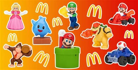 The Super Mario Bros. Movie McDonald's Happy Meal Toys Have Arrived ...