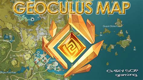 All 131 Geoculus locations with map (fast track Full HD) - Genshin ...