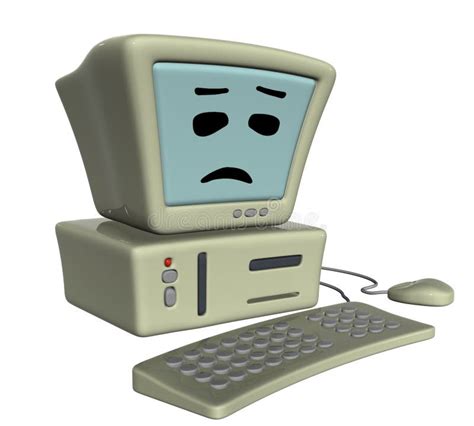 Cartoon Computer Sad Stock Illustrations – 3,327 Cartoon Computer Sad ...