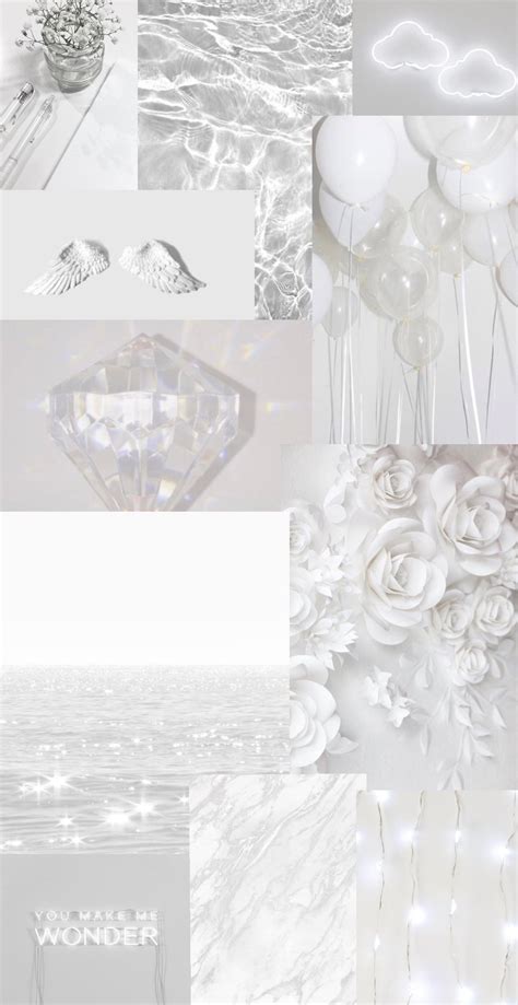 White Aesthetic Wallpaper - Etsy