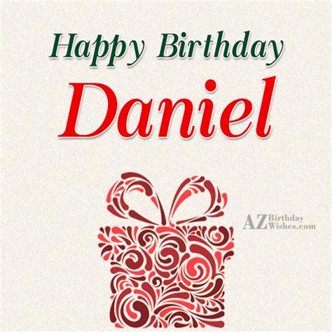 Happy Birthday Daniel