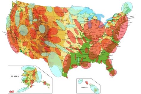 US Nuclear Target Map: Most Safe and Unsafe Areas - Survival Freedom