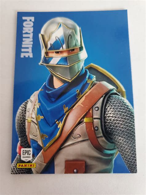 Blue Squire 2019 Fortnite Rare Outfit Card