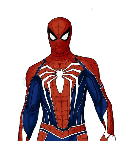 A simple Advanced Suit drawing from Marvel's Spider-Man by me! Marvel ...