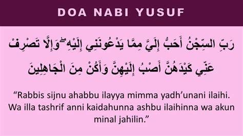 Doa Nabi Yusuf Untuk Ketampanan Wajah at Doa1