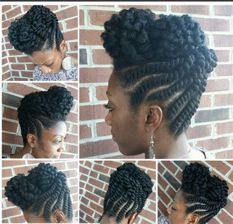 Two Strand Twist Updo Hairstyles - Hairstyle Guides