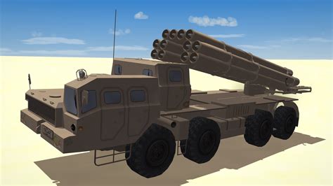 Completed the BM-30 Smerch - GKABS 3d Models