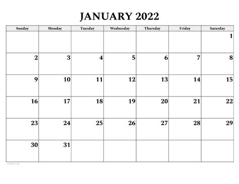 January 2024 Calendar | Free Printable PDF, XLS and PNG