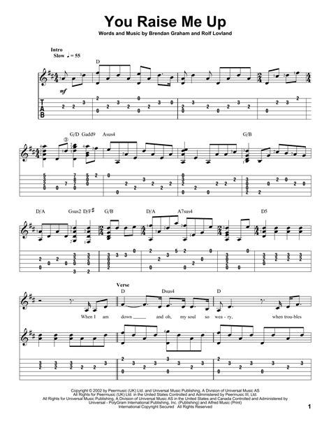 You Raise Me Up by Josh Groban - Solo Guitar - Guitar Instructor