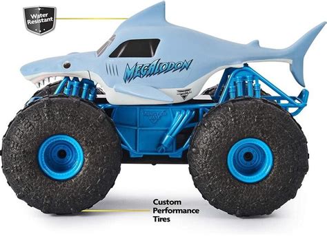 Monster Jam Megalodon Storm All-Terrain Remote Control Monster Truck ...