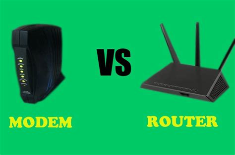 Modem Vs Router