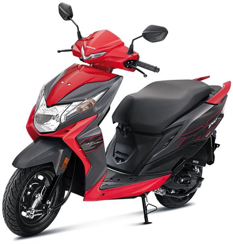 2022 Honda Dio Colors: Grey, Blue, Red, Orange, Yellow - GaadiKey