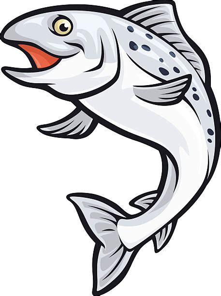 Salmon Clip Art, Vector Images & Illustrations - iStock