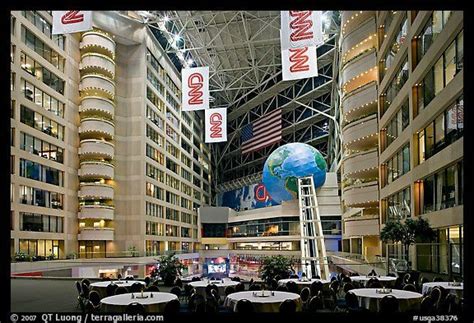 Atrium inside CNN Center. Atlanta, Georgia, USA | Picture, Atlanta, Georgia