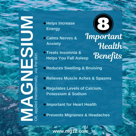 8 Important Health Benefits of Magnesium