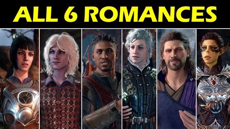 All Romances | Shadowheart, Gale, Wyll, Astarion, Laezel, Minthara ...