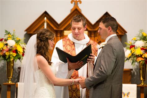 Traditional Church Wedding Ceremony in Maryland