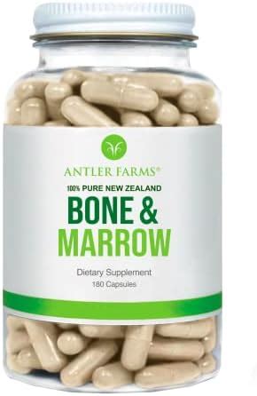 Antler Farms - 100% Pure New Zealand Bone & Marrow, 180 Capsules, 750mg ...