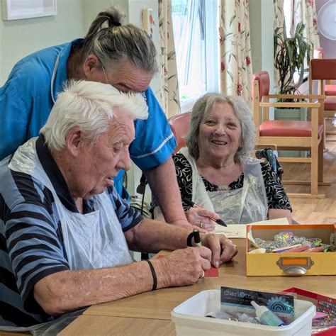 Elizabeth House care home residents prepare a Thank You for NHS Staff ...