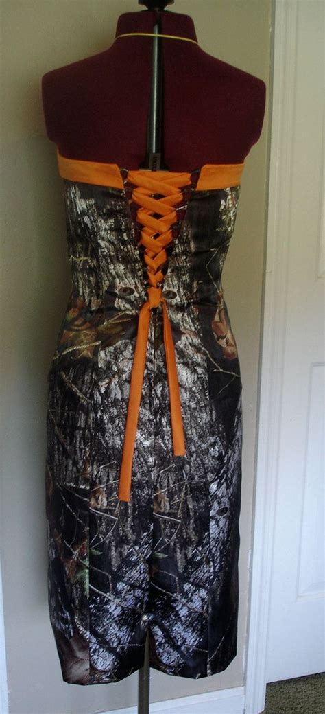 Camo Dress Made To Order Slim Fit Dress with by CamoGownsAndMore ...