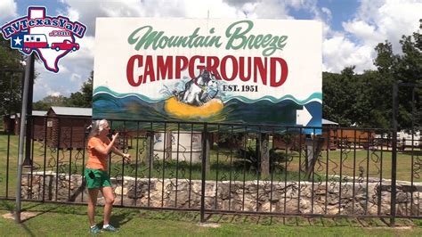 Tour Mountain Breeze Campground In New Braunfels TX | RV Texas - YouTube