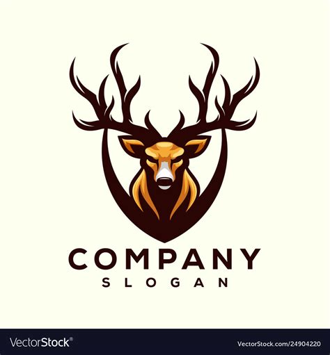 Deer logo designs Royalty Free Vector Image - VectorStock