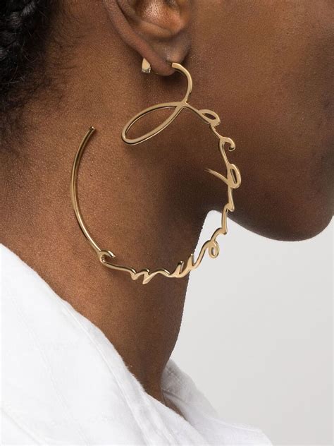 Jacquemus Large Signature Hoop Earrings - Farfetch