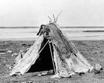 Summer Inuit Tent - The Inuit were nomadic people, so they rarely ...