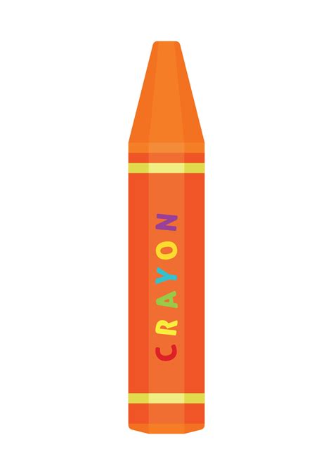 Animated Crayon Cartoon Icon Clipart for Back to School Drawing Tools ...