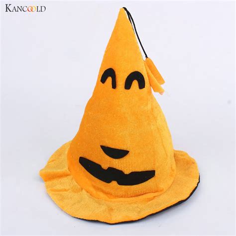 2017 New Stylish Fashion Halloween Hats Pumpkin hat Halloween Costume ...