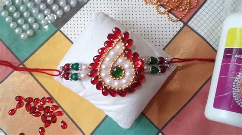 Rakhi Making Ideas at Home #6, How to Make Rakhi For School Competition ...