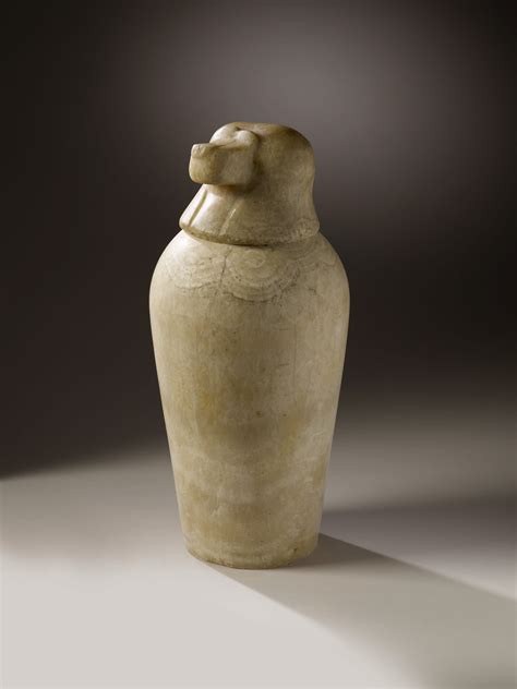 Alabaster Canopic Jar of Hapi - London Art Week