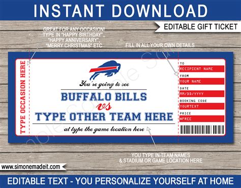 FourTwoSevenSixThreeFiveOne: Buffalo Bills Tickets