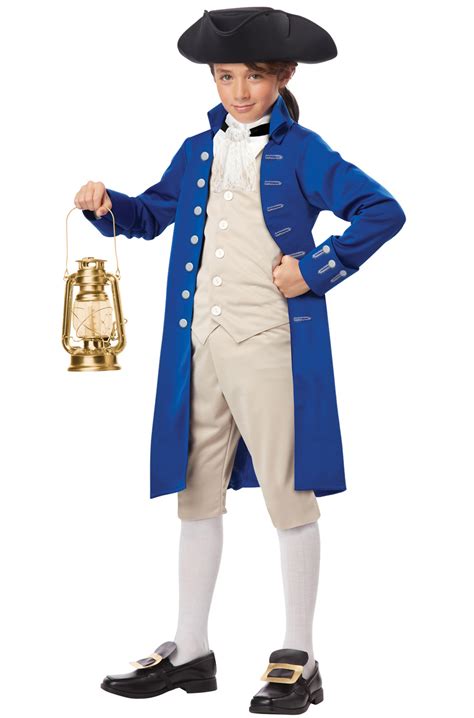 Classic Paul Revere Colonial Child Costume