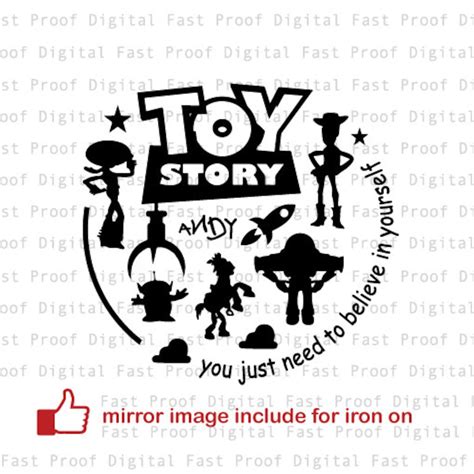 Toy Story Svg, Silhouette SVG, Cutting File, Clipart, Aliens, Toy Story ...