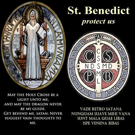 St. Benedict Medal St Benedict Prayer, Saint Benedict, Catholic Beliefs ...