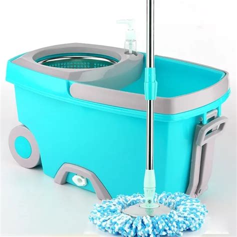 Household Magic Spin Mop Bucket Kitchen Bathroom Cleaning Tools Double ...