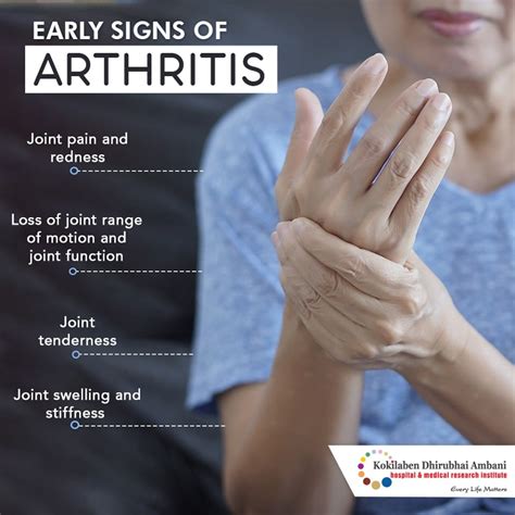 Early Signs Of Arthritis - Health Tips from Kokilaben Hospital