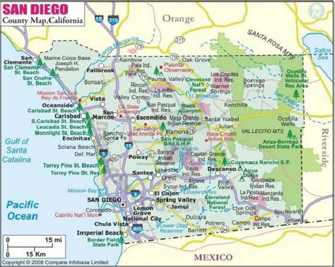 Printable Map Of San Diego County - Printable Maps