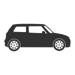 Car profile silhouette | Free SVG