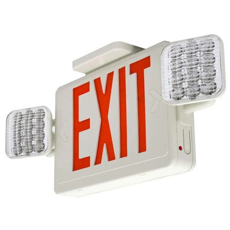 Emergency Light With Exit Sign