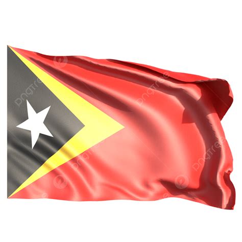 Timor Leste Flag Waving PNG, Vector, PSD, and Clipart With Transparent ...