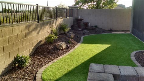 Small Backyard Landscape Design - Traditional - Landscape - Phoenix ...