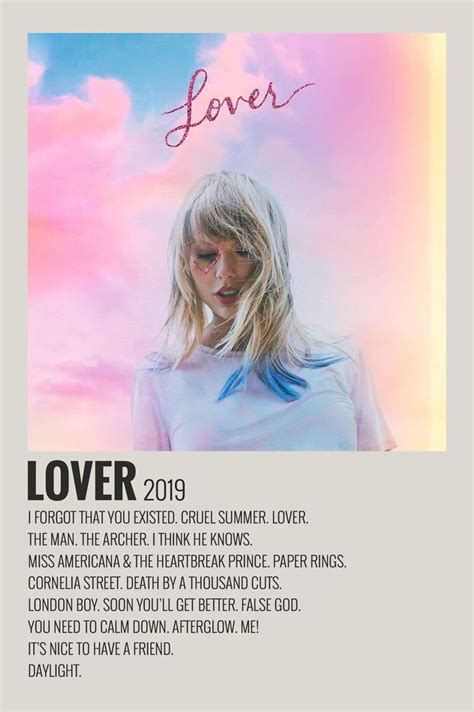 Lover by Maja | Taylor swift posters, Music poster, Taylor swift album