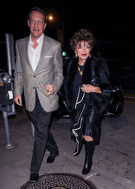 Joan Collins & Husband Percy Gibson Hold Hands On Date Night ...