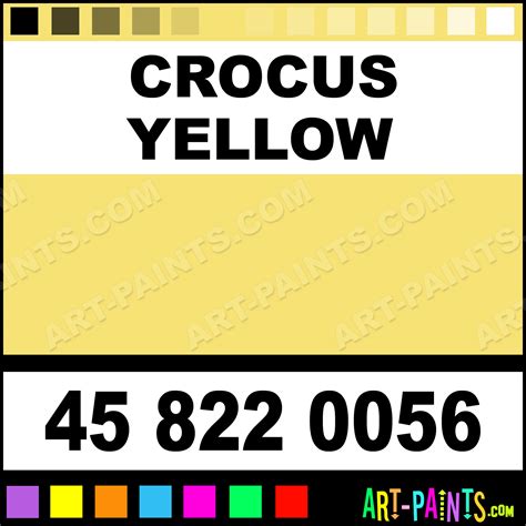 Crocus Yellow Tropical Kit Enamel Paints - 45 822 0056 - Crocus Yellow ...