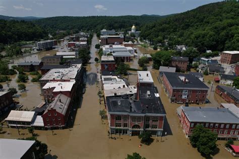 Historic storm brings catastrophic flooding to Vermont with more rain ...