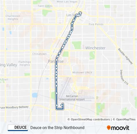deuce Route: Schedules, Stops & Maps - Deuce on the Strip Northbound ...