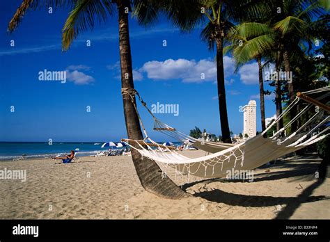 Isla Verde Beach in San Juan Puerto Rico Caribbean Stock Photo - Alamy